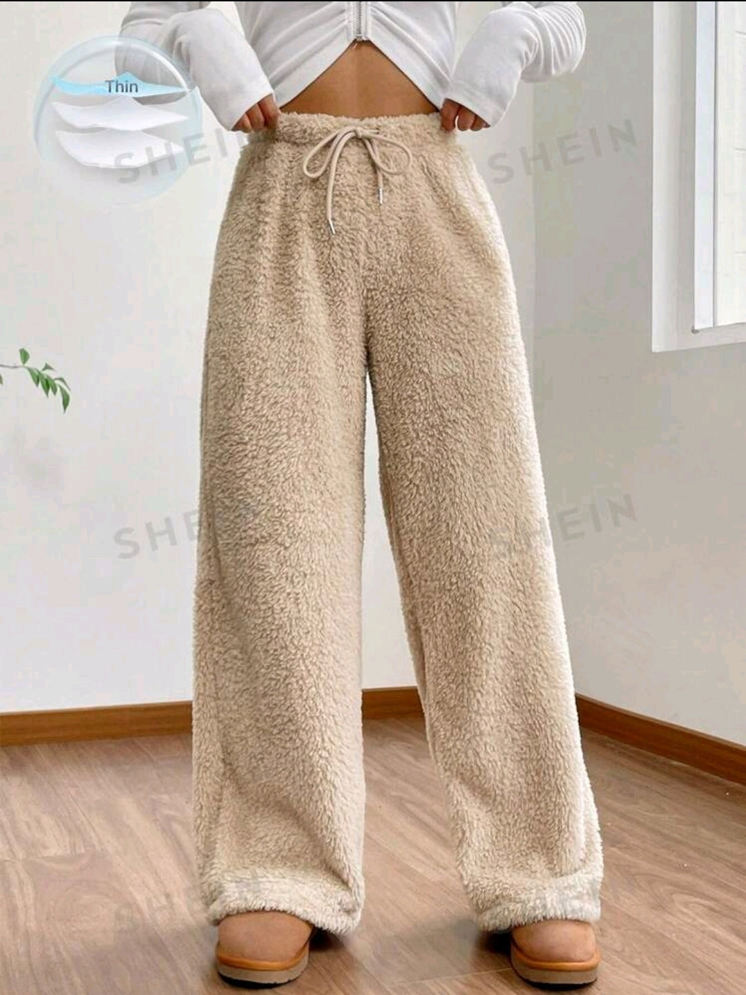 Warm Me wide Pant With Drawstring
