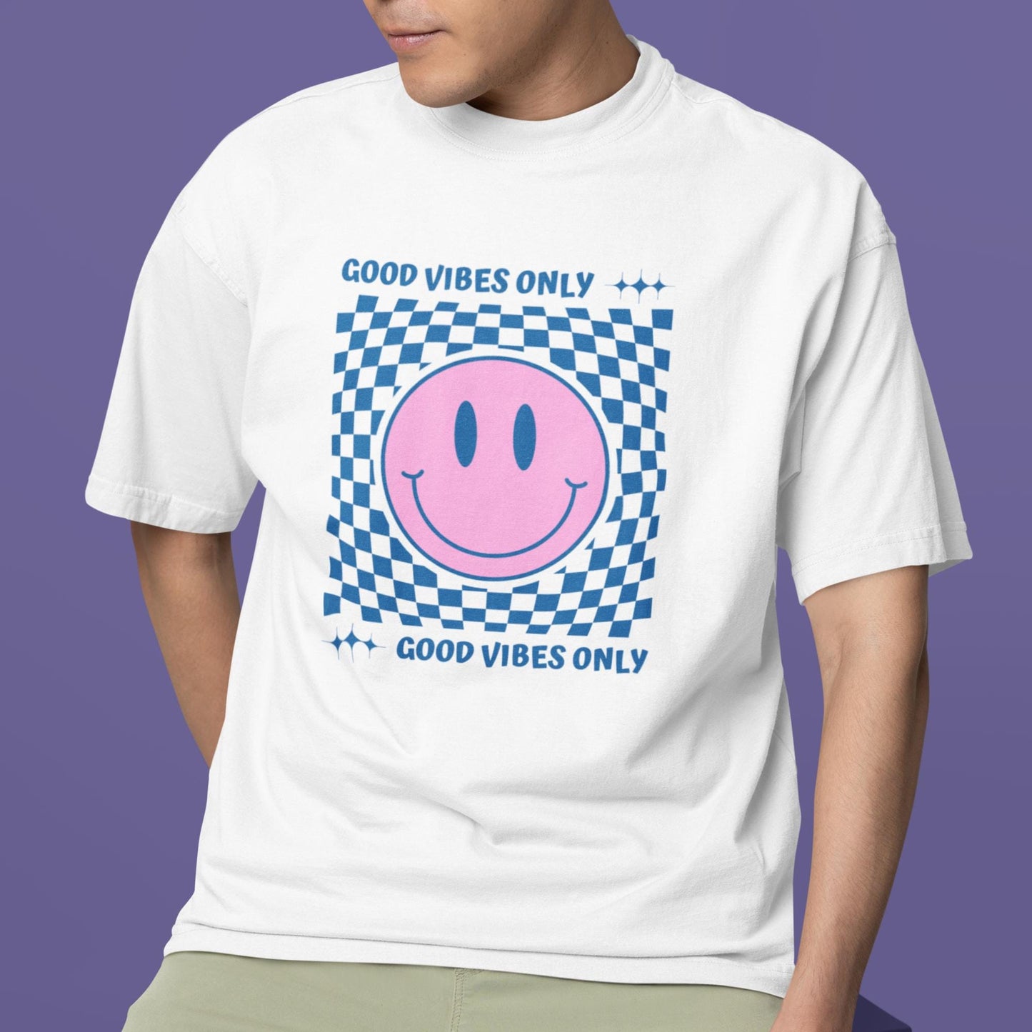 Good Vibes Only T-Shirt, Positive Tee, Retro Graphic Shirt, Summer Fashion, Gifts for Friends, Chill Vibes Apparel