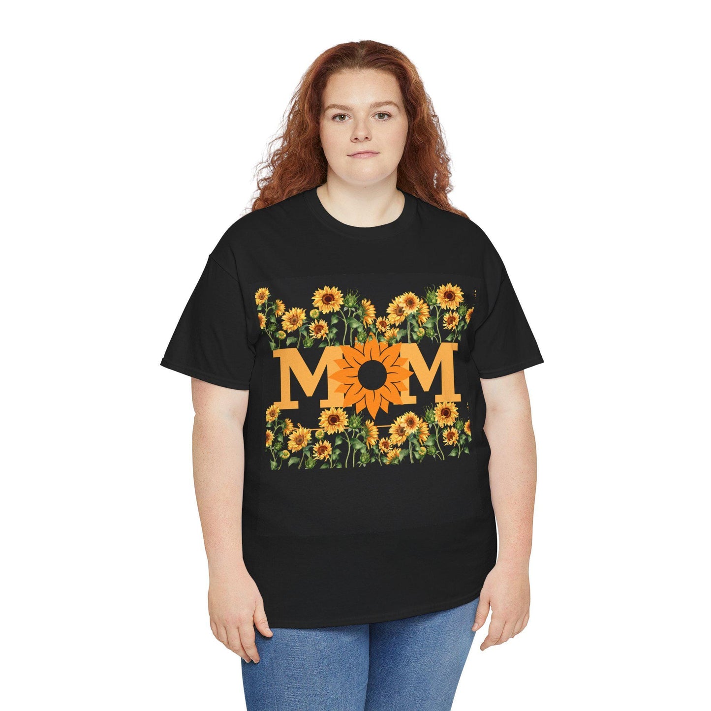 Mom Sunflower Tee - Perfect for Mother's Day, Casual Wear, Gift for Mom, Floral T-Shirt, Unisex Cotton Shirt, Birthday Gift