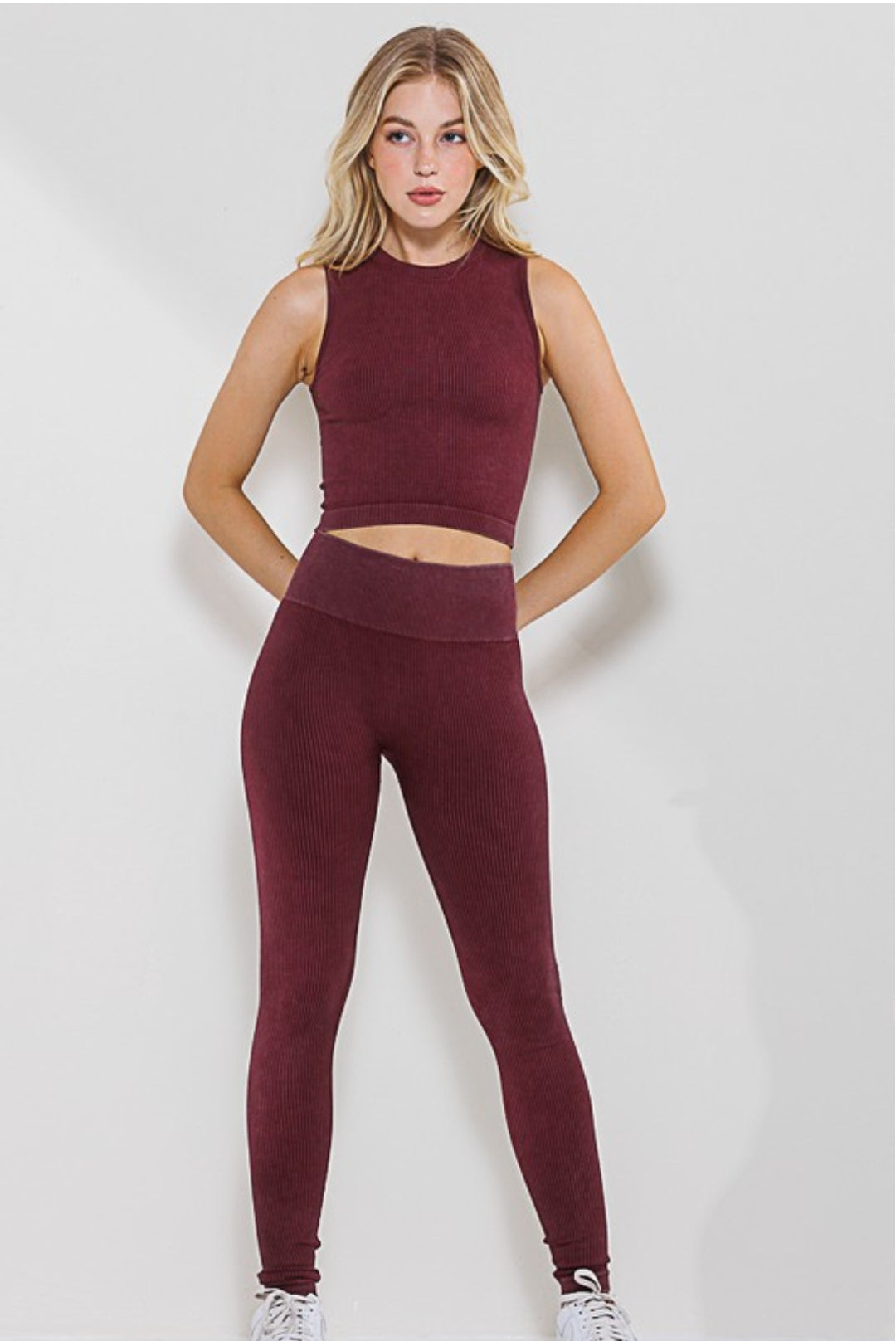 Thick Plum High Waisted leggings