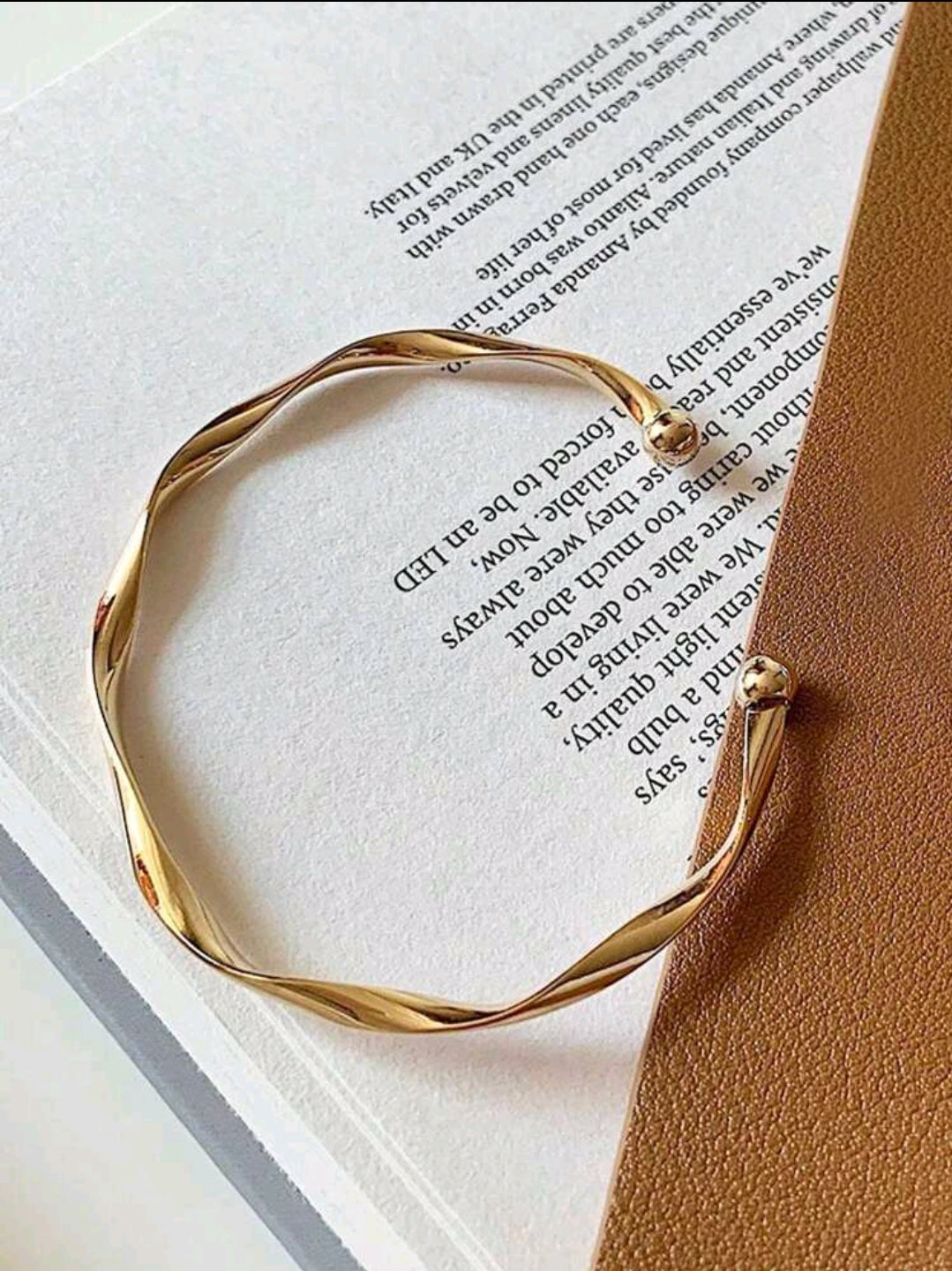 Twine Gold Adjustable Everyday Bracelet