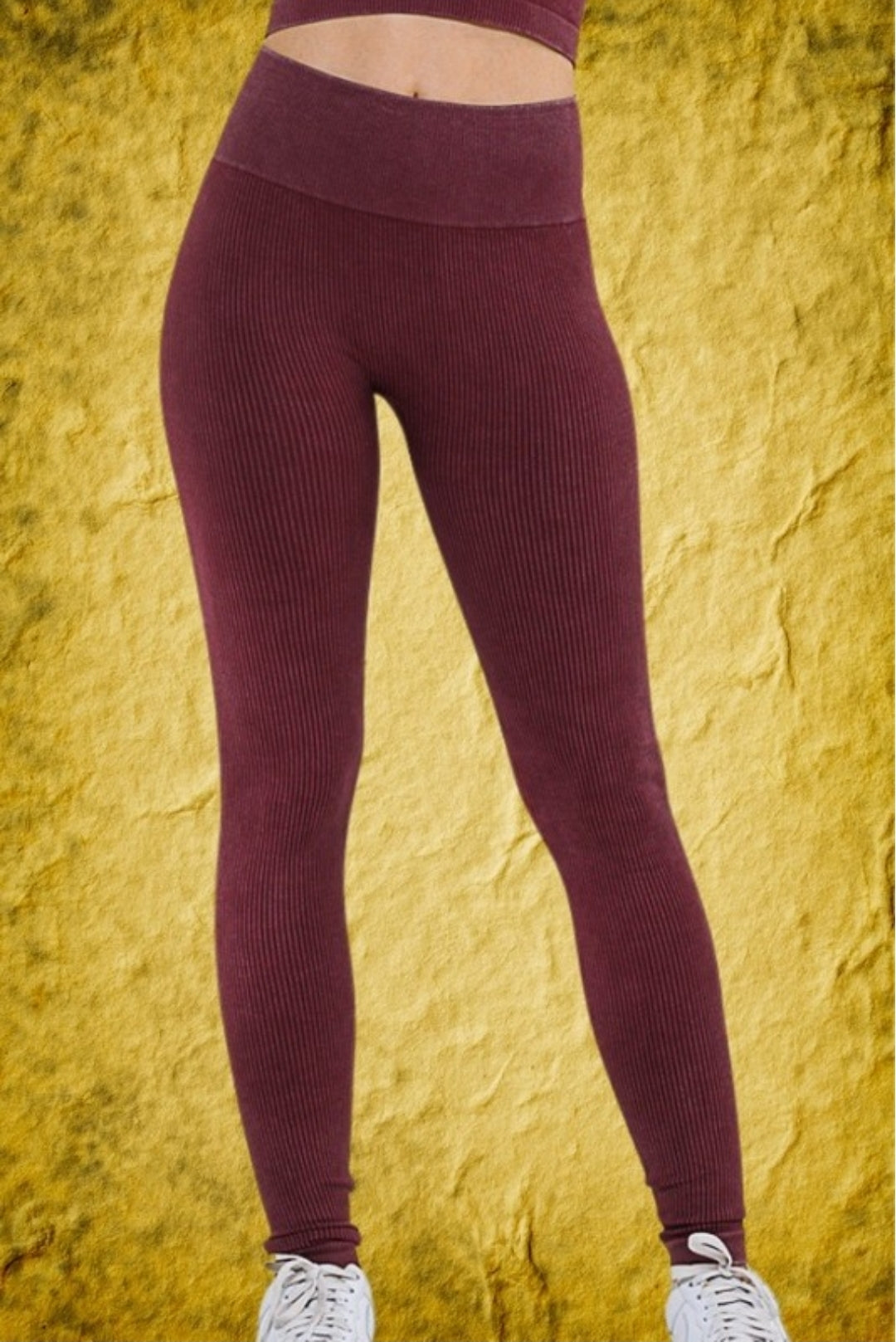 Thick Plum High Waisted leggings