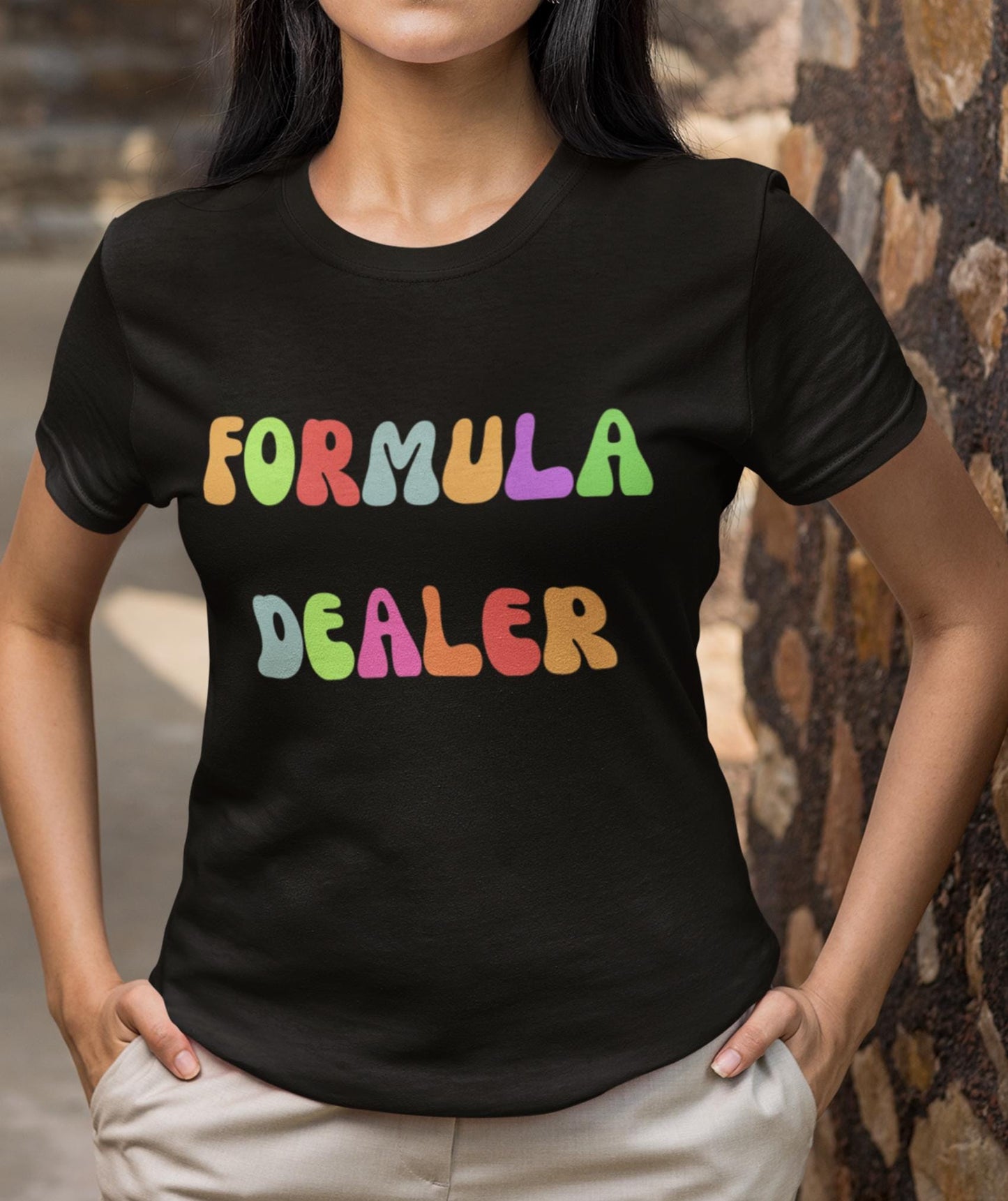 Funny Parent Shirt Formula Dealer Unisex New Parent Shirt, Fun Graphic Shirt for For New Parents Gift for Friends, New Mom Shirt Dad Shirt